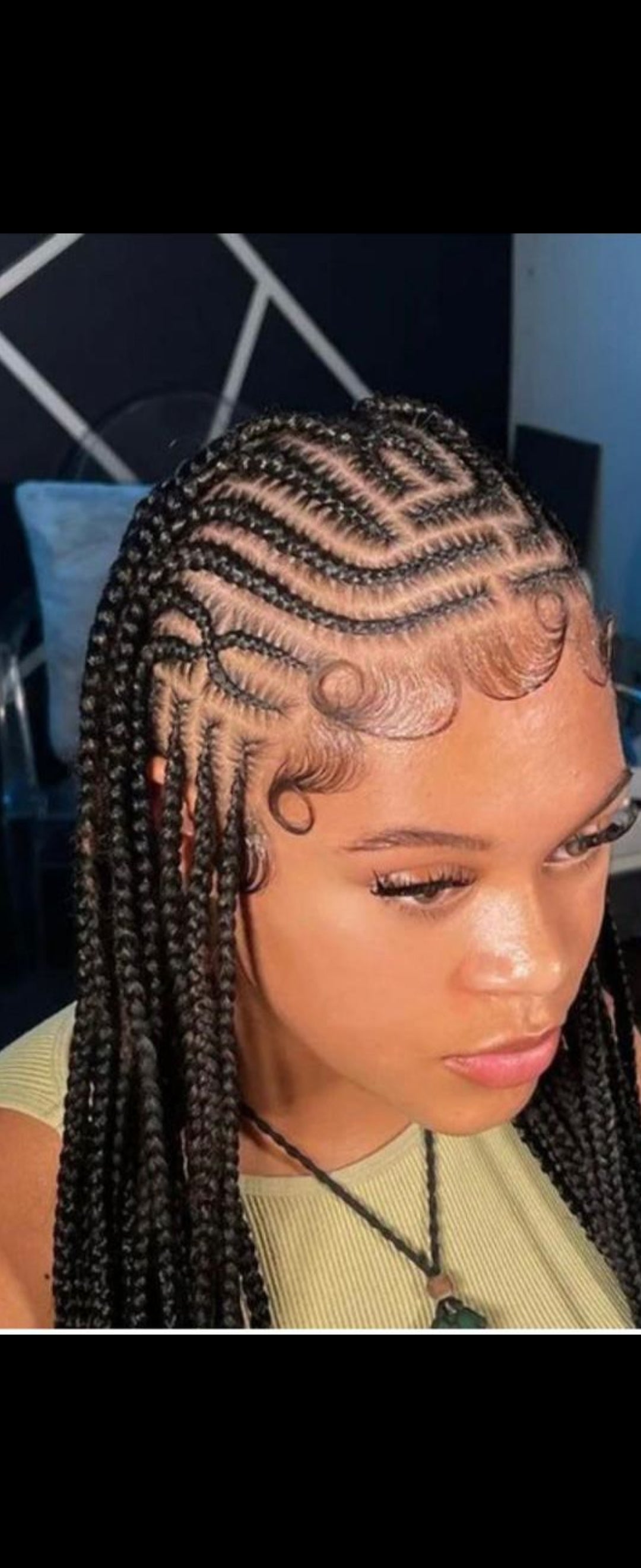 (C3) CONROWS DESIGN MID-BACK OR WAIST LENGTH $250, WITH HAIR INCLUDED.