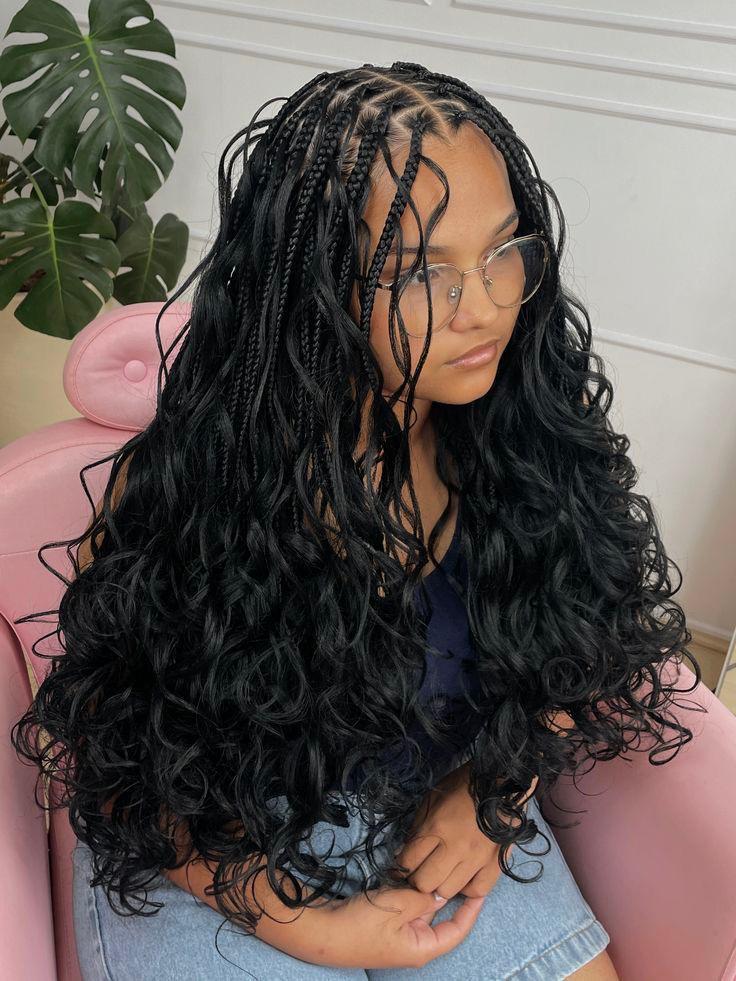(2a)>FRANCE CURL SMALL MEDIUM BOHO. MID-BACK HAIR NOT INCLUDED,