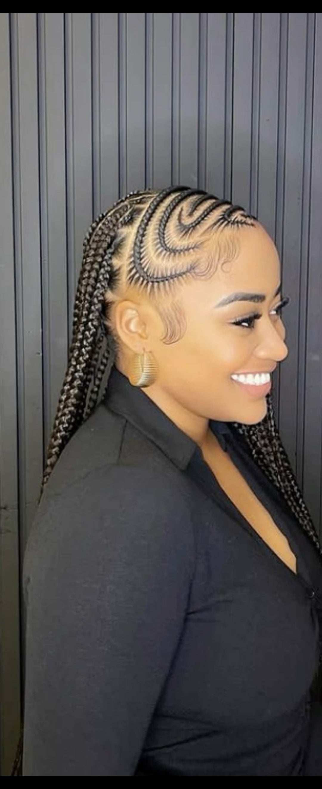 (1C) LEMONADE & KNOTLESS BOX BRAIDS, MID-BACK to waist length.