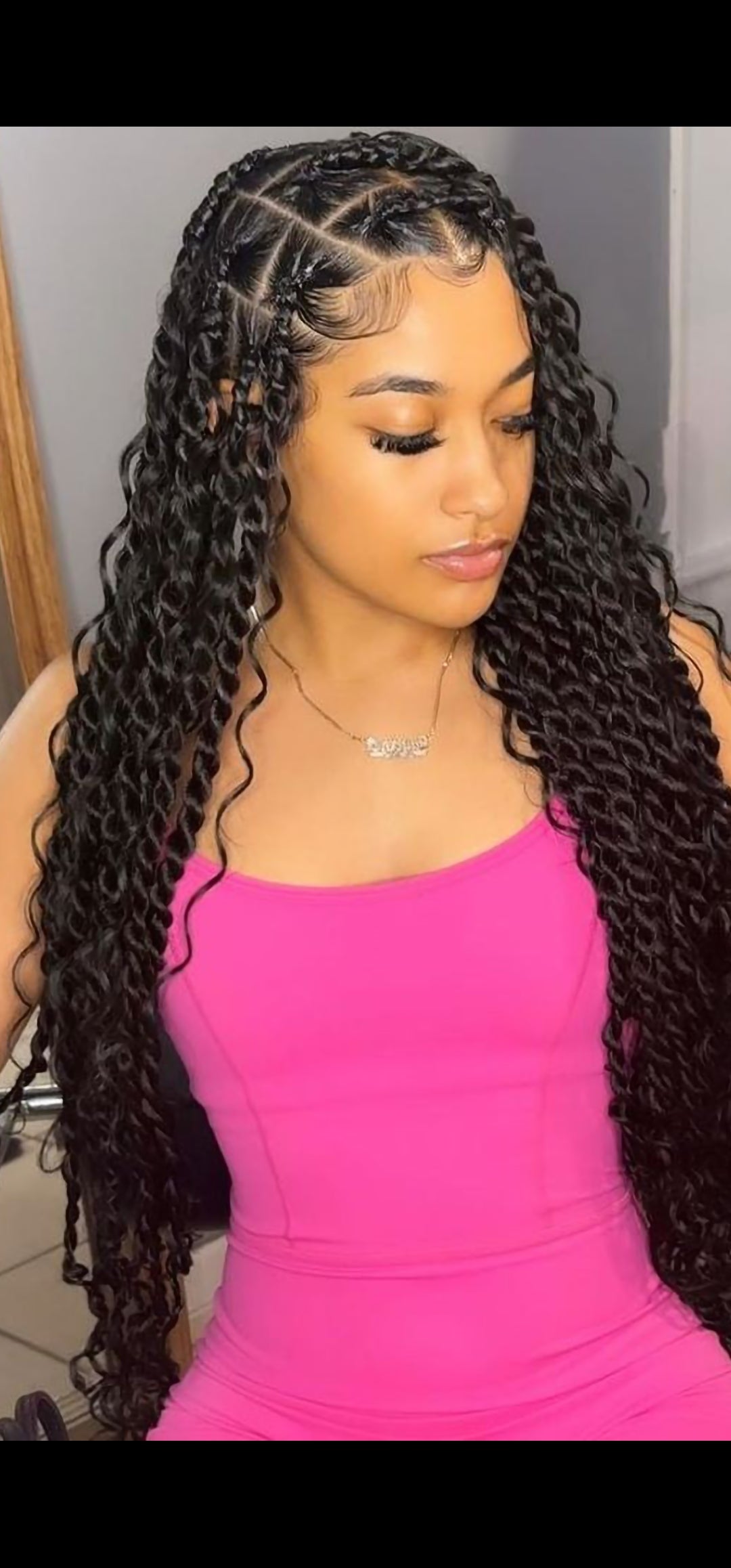 (E3) BOHO TWIST WITH LESS CURLS |LARGE| (HAIR INCLUDED, WE SELL HUMAN HAIR CURLS BUT PROVIDE SYTHENTIC CURLS.