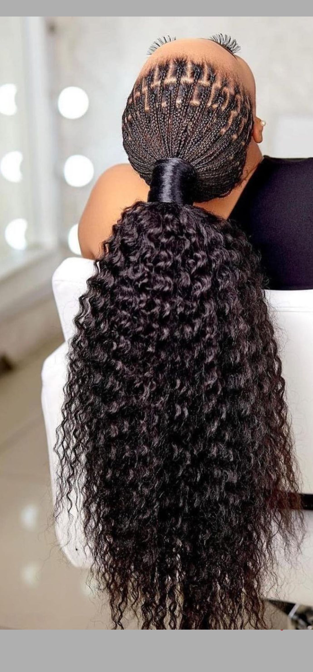 Ponitail Cornrows
