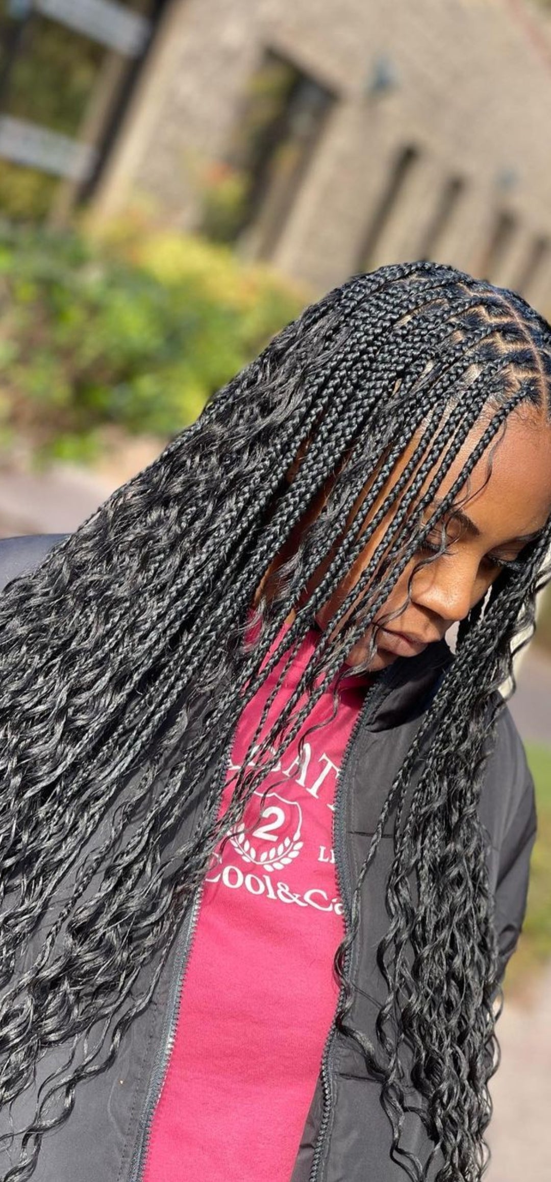 Bohemian box braid