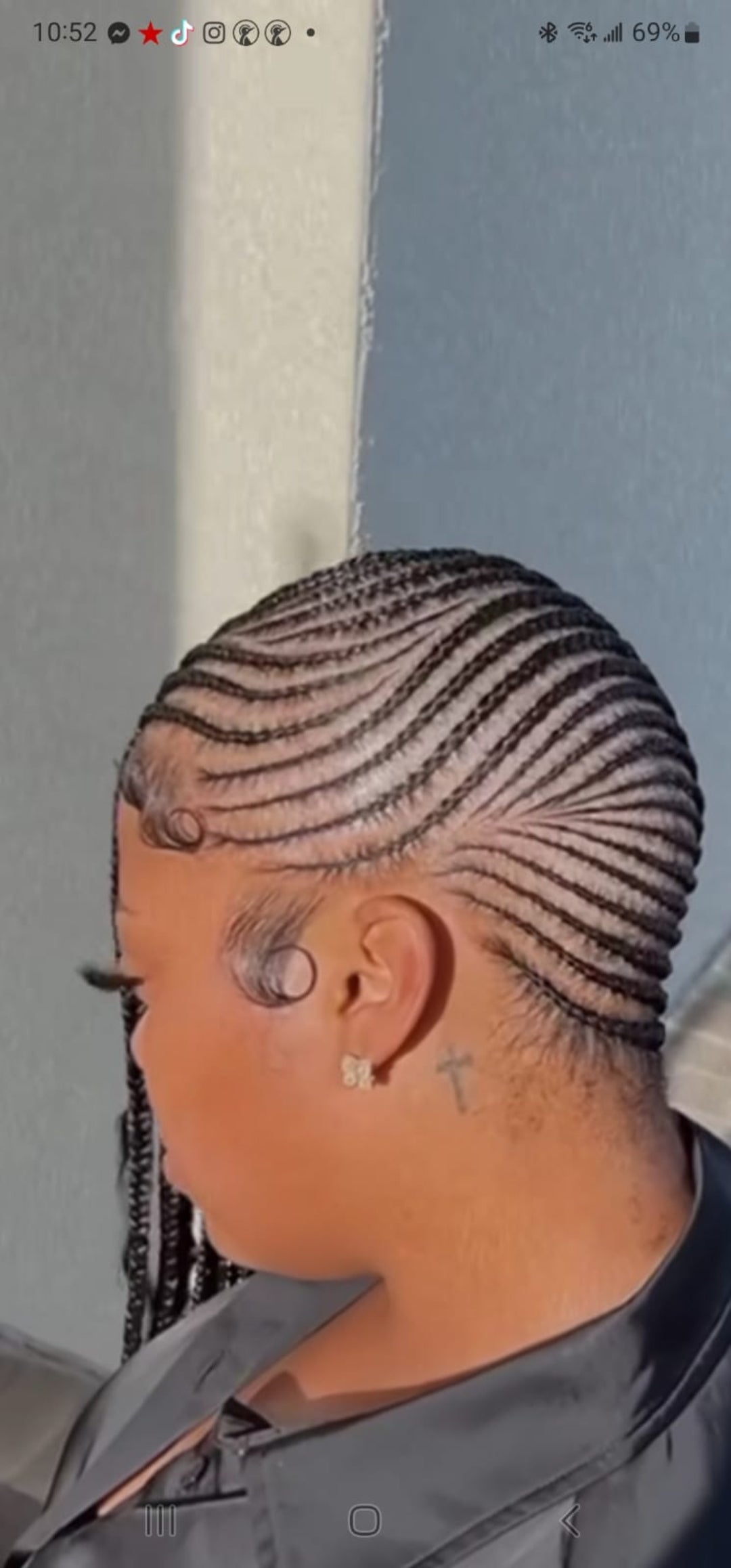 CONROWS DESIGN/FEEDIN BRAIDS/FULANI BRAIDS/STITCH CONROWS.