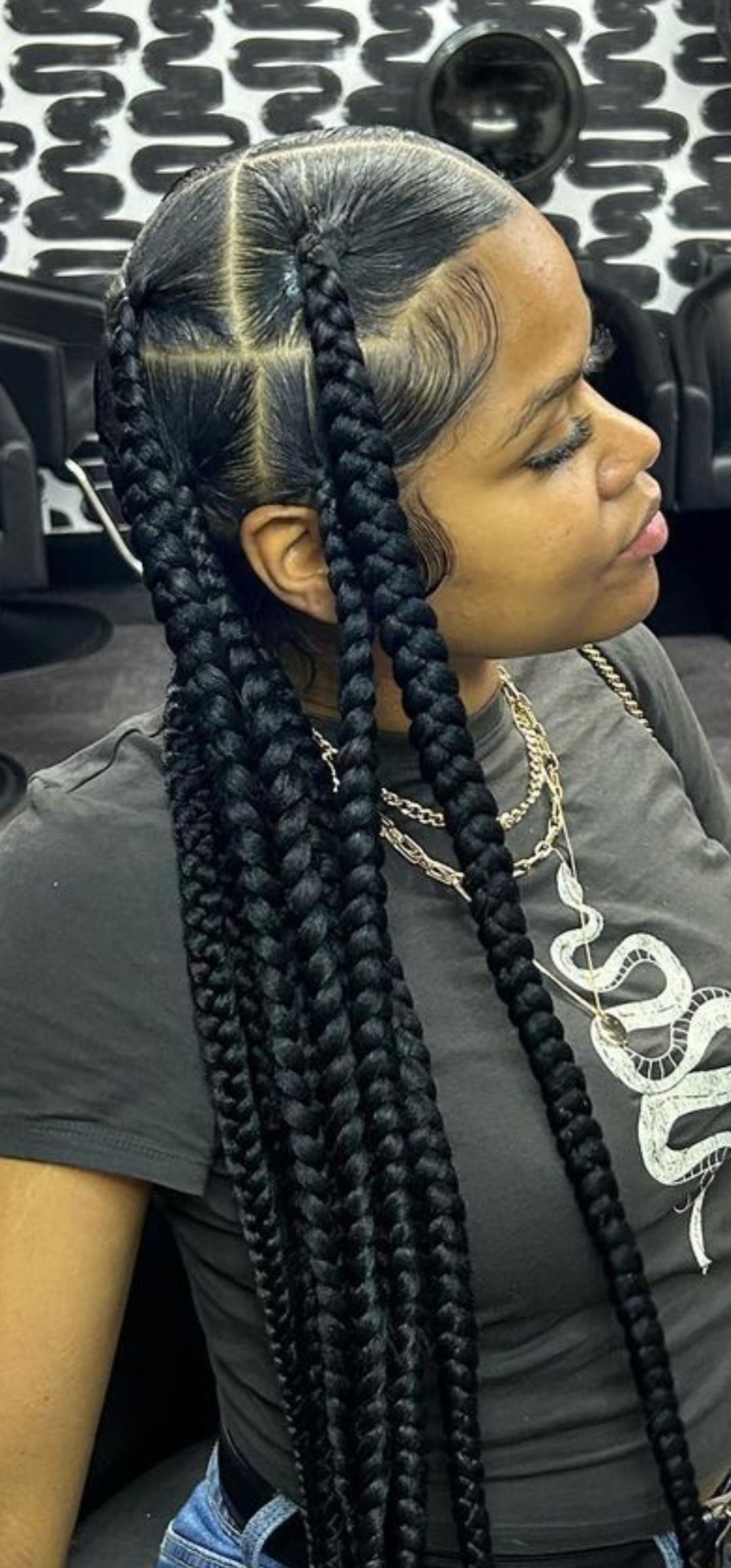 (3) > KNOTLESS BOX BRAIDS  SCROLL> FOR MORE SIZES, LENGTH & PRICES