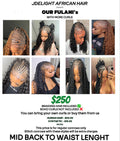 (1a) BOHEMIAN CONROWS WITH BRAIDING HAIR INCLUDED, WE DON'T PROVIDE THE CURLY HAIR BUT WE SELL IT SEPARATELY. $20 $70.