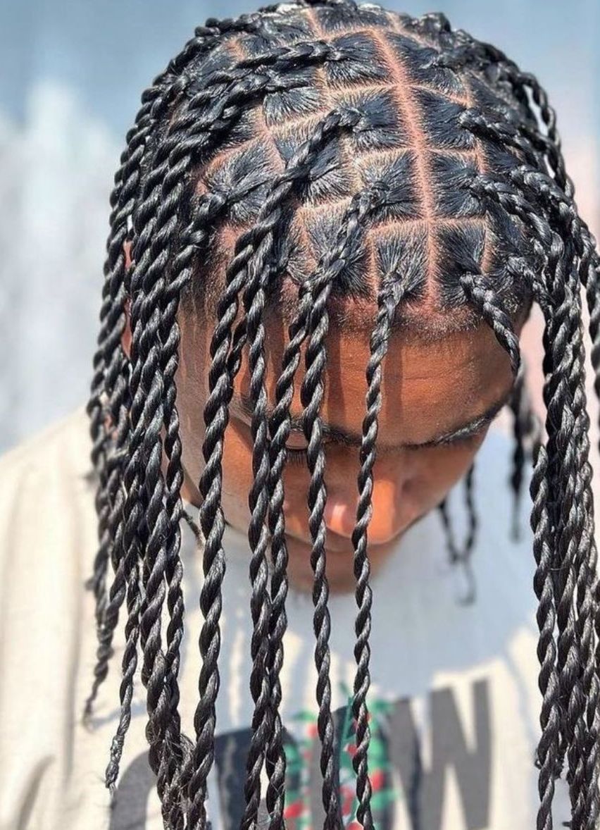 MEN BOX BRAIDS & TWISTS || SLIDE LEFT TO SEE OTHER PICTURE