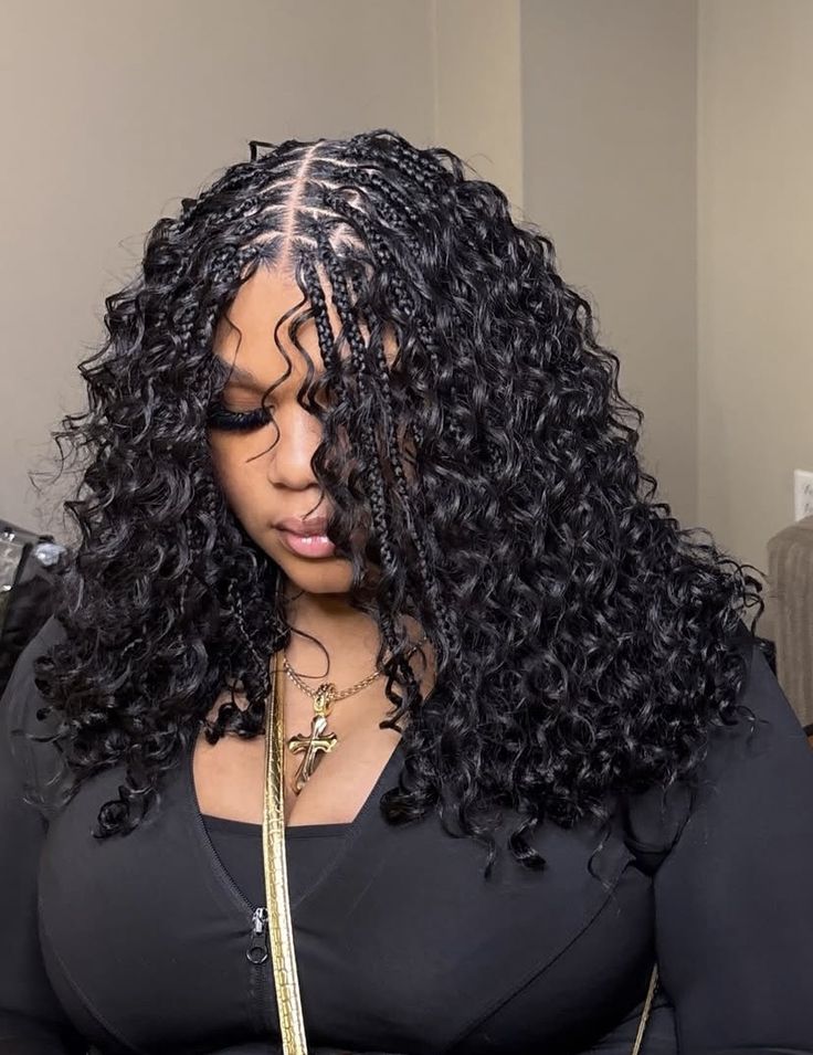 SMALL KNOTLESS BOHO BOX BRAID.  WITH HAIR NOT INCLUDED.