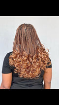 FRENCH CURLS / BOHO FRENCH CURLS. SCROLL FOR MORE PICTURES.  S/$300, S/M, $280, M, $250. HAIR NOT INCLUDED. MID-BACK TO WAIST-LENGTH.