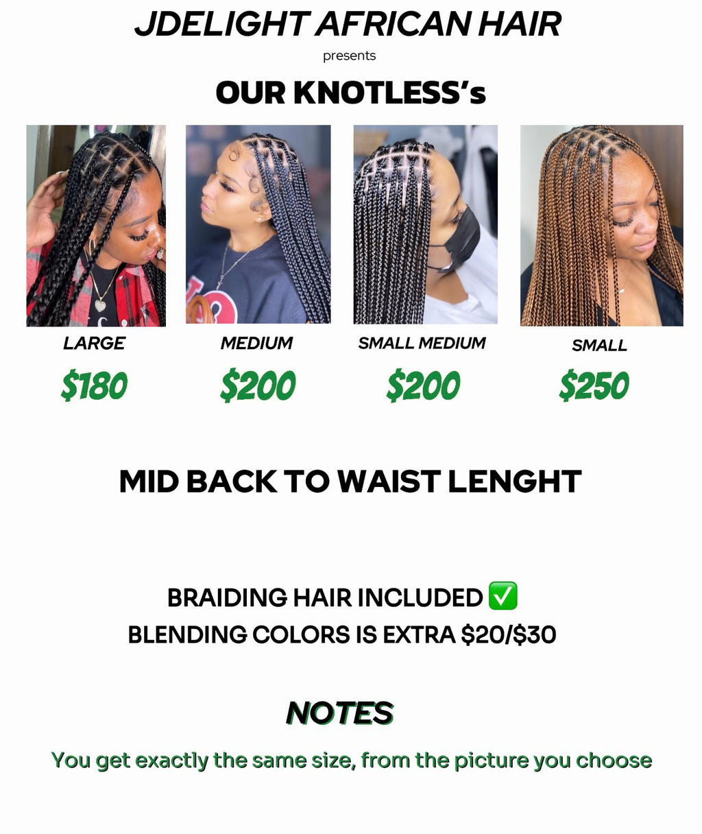 (1) KNOTLESS BOX BRAID PROMO,