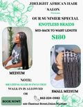 (1)> SPECIAL SUMMER PROMOTION.  BOOK NOW OR WALK-IN.
