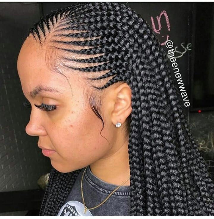 CONROWS & KNOTLESS WITH  (HAIR-INCLUDED)