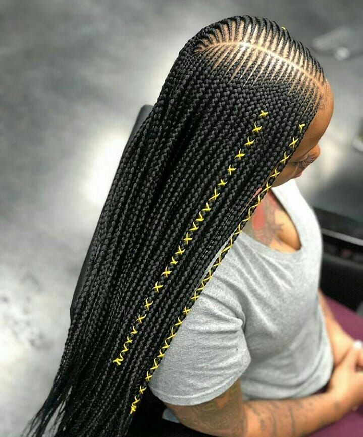 (1E) > BEAUTIFUL DESIGN CONROWS PLS SCROLL FOR MORE PICTURES. (MID-BACK $260) (WAIST-LENGTH $300).  HAIR-INCLUDED