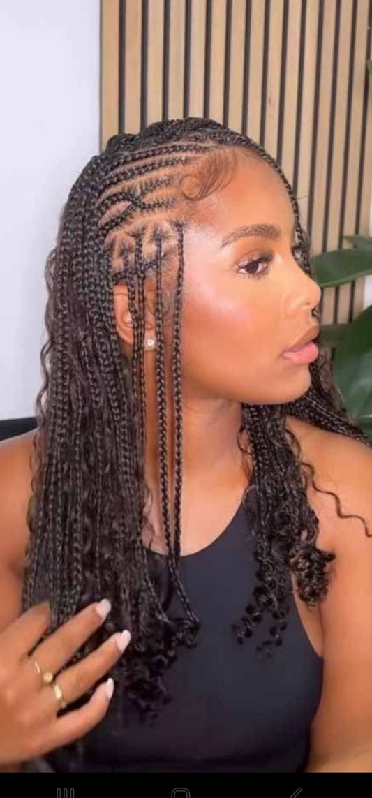 (8c) CONROWS DESIGN,  ANY LENGTH. (HAIR INCLUDED )