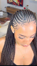 SAM CONROWS DESIGN WITH TWIST AND HAIR INCLUDED MID-BACK TO WAIST-LENGTH
