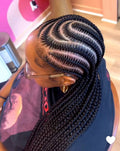 (1d) >  CONROWS DESIGN WITH HAIR INCLUDED, RECULAR MID-BACK TO WAIST-LENGTH