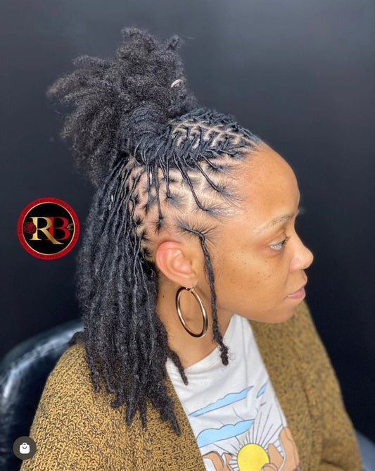 RETWIST HALF UPDO & HALF DOWN STAND TWIST.