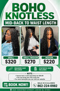 Zx BOHO KNOTLESS BOX BRAID