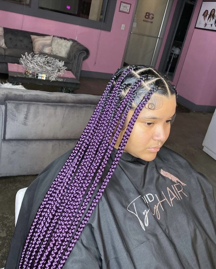 (1,) - BEAUTIFUL COLORS KNOTLESS BOX BRAID WITH HAIR INCLUDED.  SCROLL TO SEE DIFFERENT COLORS OF LARGE KNOTLESS BOX BRAID WE PROVIDE DIFFERENT COLORS FOR OUR CLIENTS. (MID-BACK - $180) ( WAIST-LENGTH $200) (BUTT LENGTH $250)