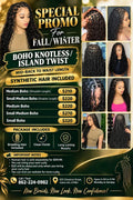 (1) Special boho KNOTLESS BOX BRAID/ BOX BRAID