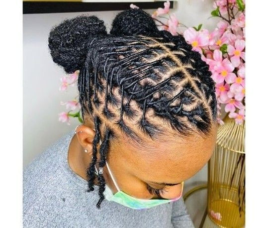 RETWIST +BARREL UPDO+ WATCHING.  SCROLL FOR MORE STYLES.