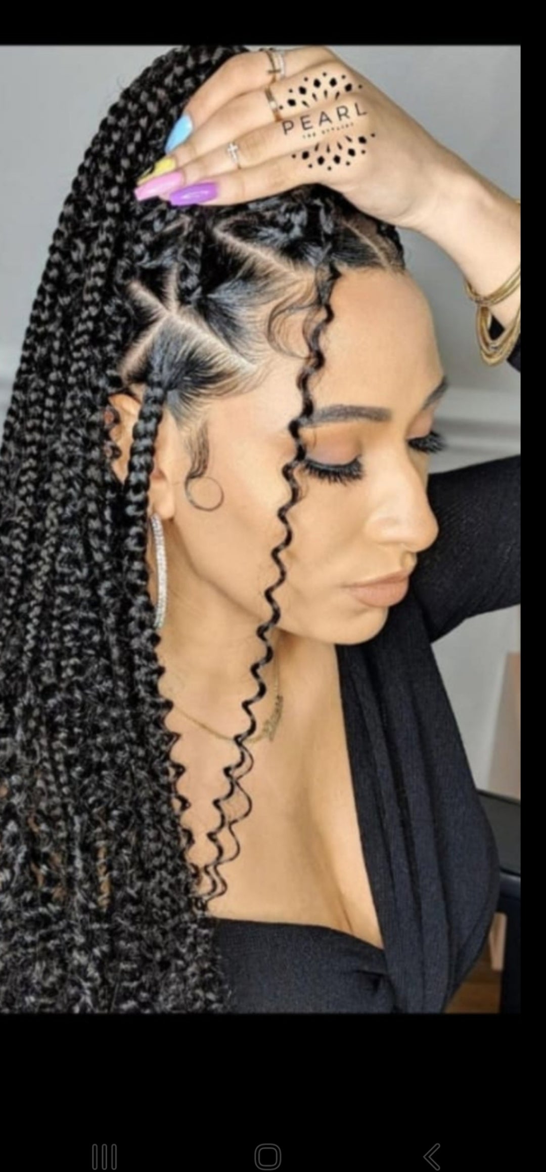 (7) BOHO KNOTLESS BOX BRAIDS.