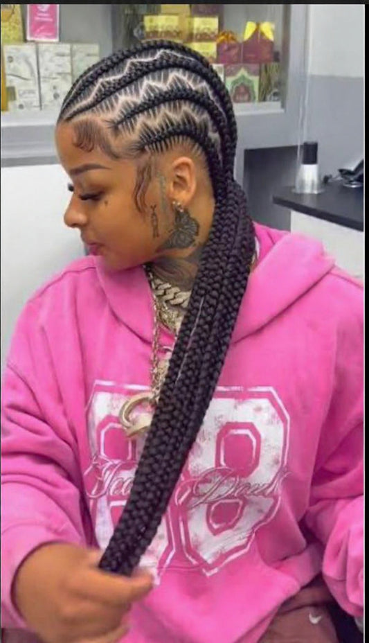 (1d) STITCH CONROWS ZIZA DESIGN WITH HAIR INCLUDED