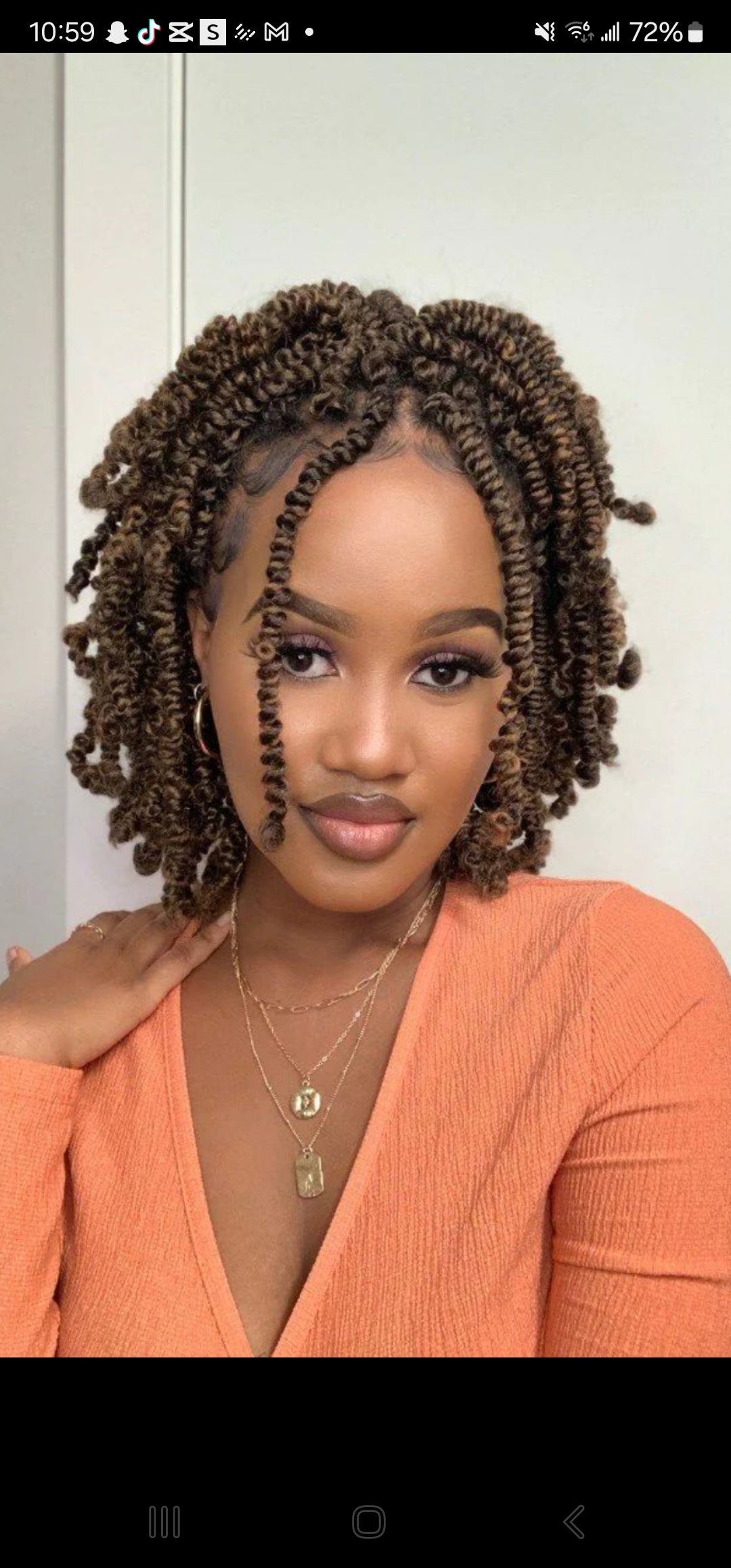 CROCHET HAIR STYLE,  (HAIR NOT INCLUDED)