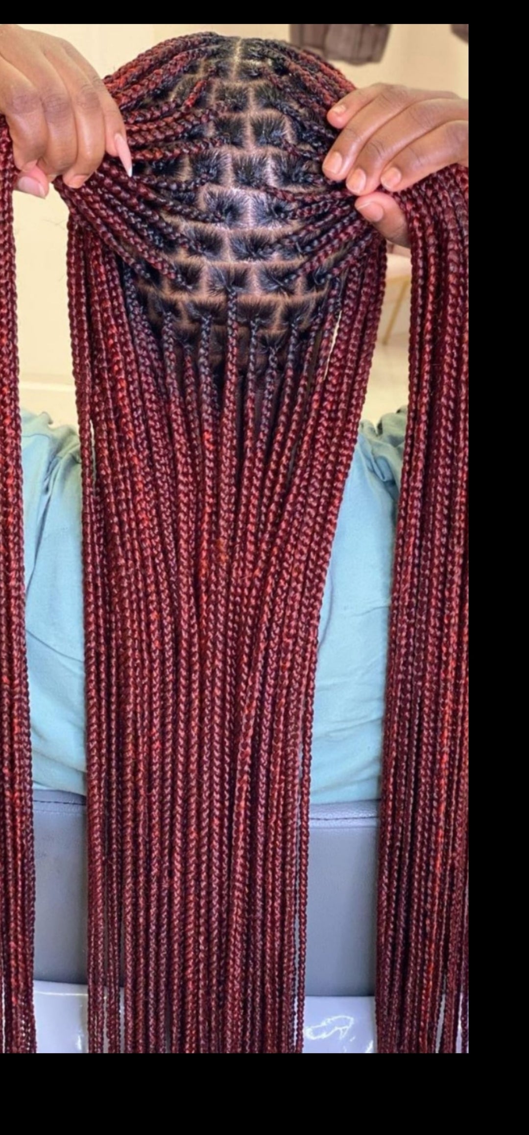 (3) > KNOTLESS BOX BRAIDS  SCROLL> FOR MORE SIZES, LENGTH & PRICES