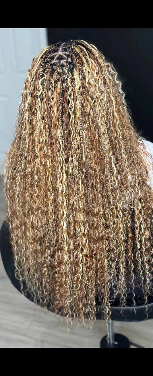 (C) GYPSY KNOTLESS BOX BRAID |SMALL MEDIUM| (MID-BACK $300) (WAIST-LENGTH $350) ( BUTT OR UNDER BUTT $400)    HUMAN HAIR NOT INCLUDED,