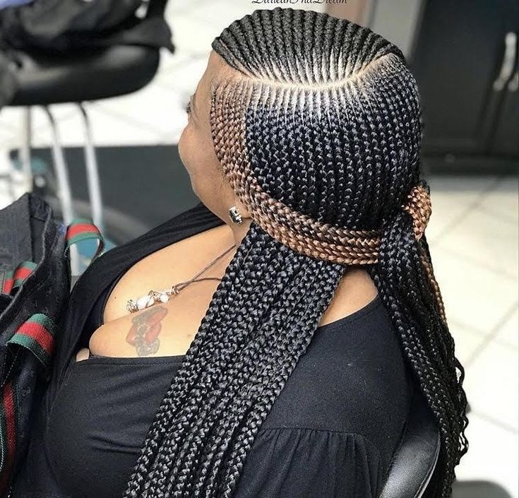 (1E) > BEAUTIFUL DESIGN CONROWS PLS SCROLL FOR MORE PICTURES. (MID-BACK $260) (WAIST-LENGTH $300).  HAIR-INCLUDED