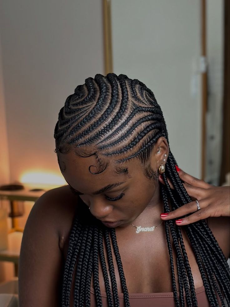(1b..) DESIGN CONROWS WITH HAIR INCLUDED.