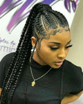(D4) PONYTAIL CONROWS DESIGN.