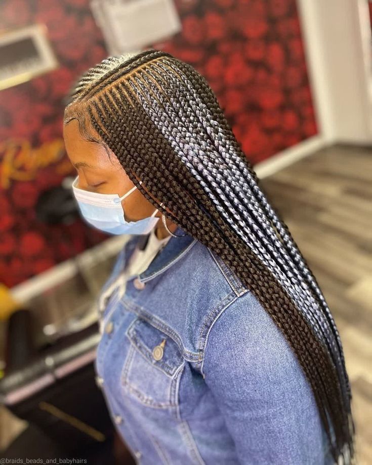 (1E) > BEAUTIFUL DESIGN CONROWS PLS SCROLL FOR MORE PICTURES. (MID-BACK $260) (WAIST-LENGTH $300).  HAIR-INCLUDED